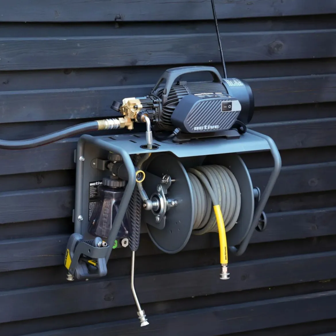 active Wall Mount Kit & Hose Reel Wandhalterung