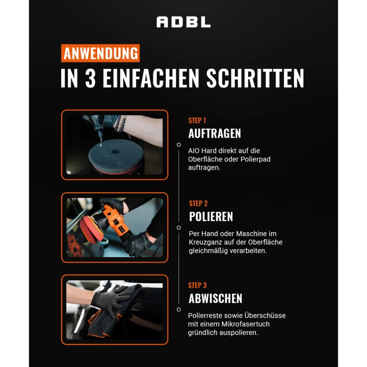 ADBL AIO Hard Lackpolitur 200ml