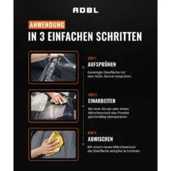 ADBL Bonnet Textil- und Polsterreiniger mit Canyon Trigger 1L