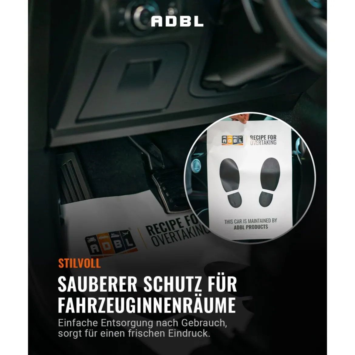 ADBL CarPets Einweg-Fußmatten 100Stk.