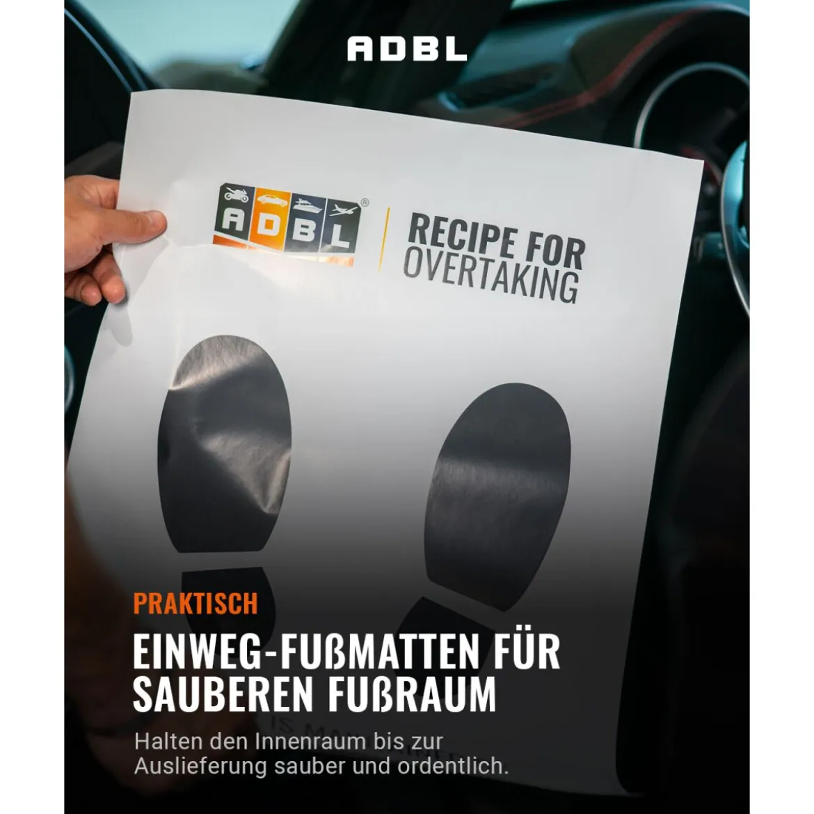 ADBL CarPets Einweg-Fußmatten 100Stk.