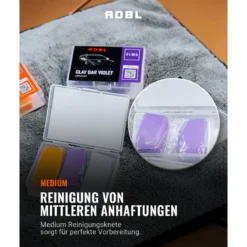 ADBL Clay Bar Violett 2x50g Reinigungsknete Medium