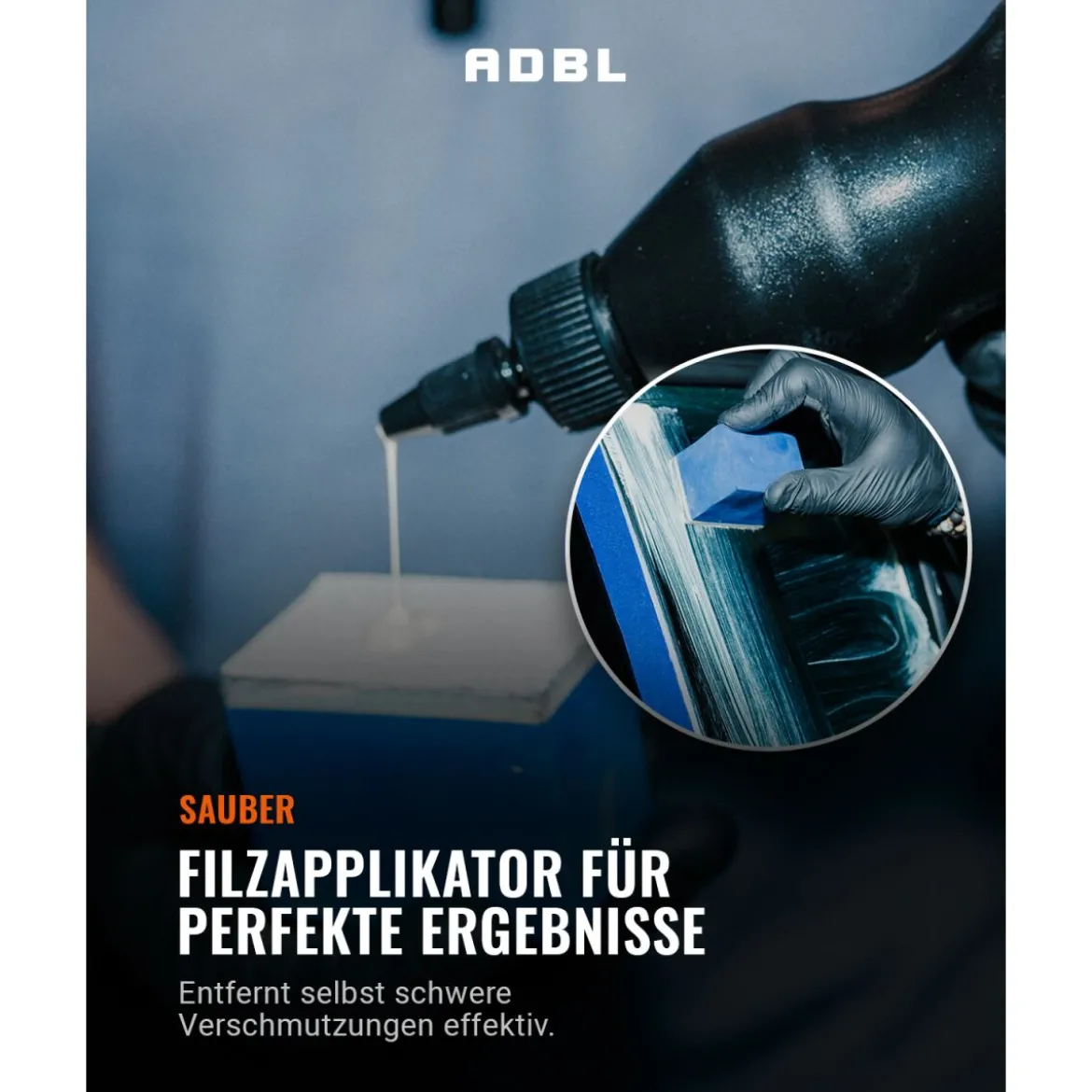 ADBL Glass Cube Glaspolier-Applikator