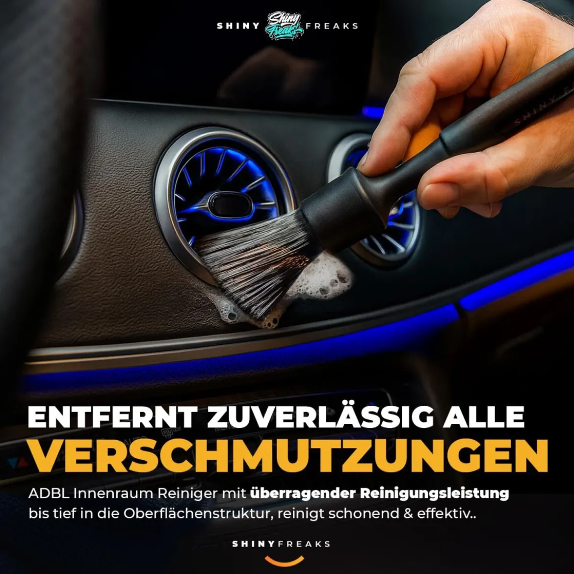 ADBL Innenraum Set Interior Cleaner 1L + Zubehör (4-teilig)