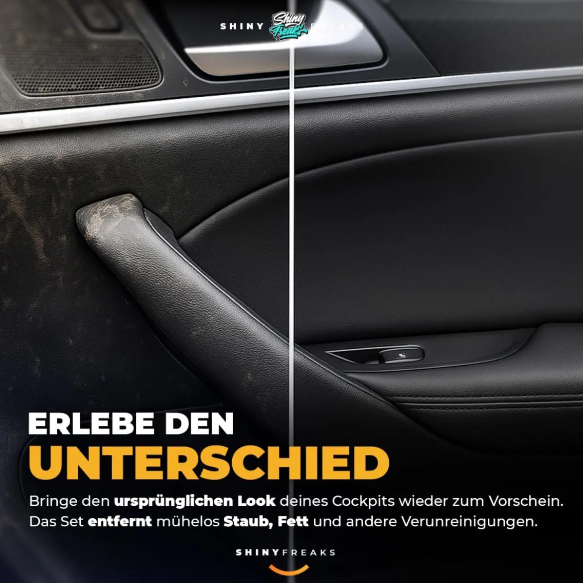 ADBL Innenraum Set Interior Cleaner 1L + Zubehör (4-teilig)