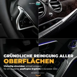 ADBL Innenraum Set Interior Cleaner 1L + Zubehör (4-teilig)