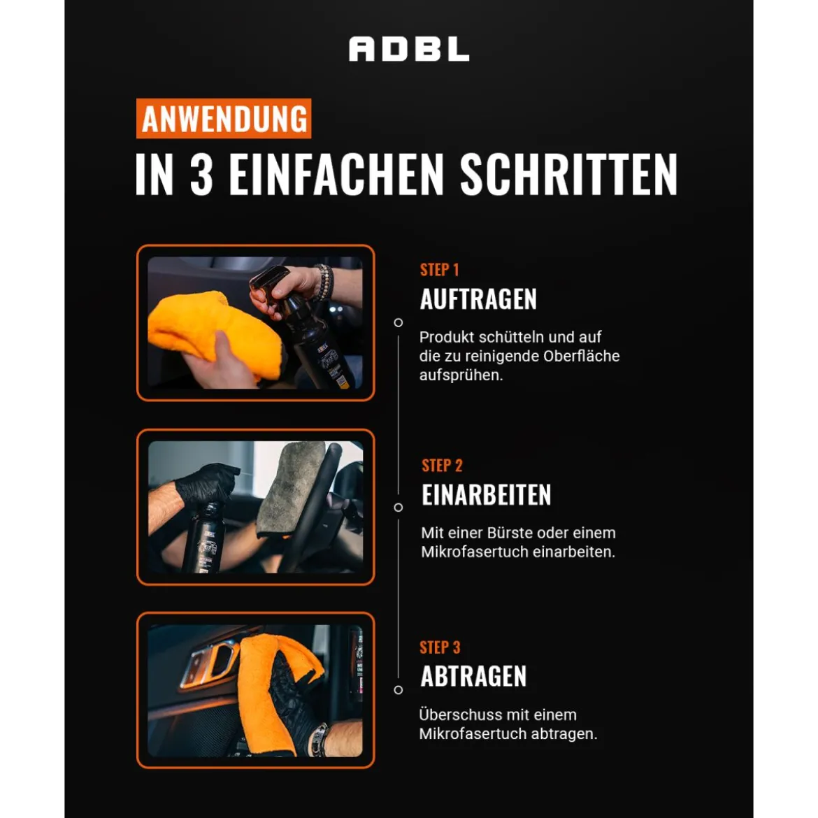 ADBL Interior WOW Limited Edition Kunstoffpflege mit Canyon Trigger 1L