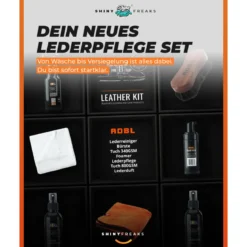 ADBL Lederpflege Set Leather Experience + Poliertuch (8-teilig)