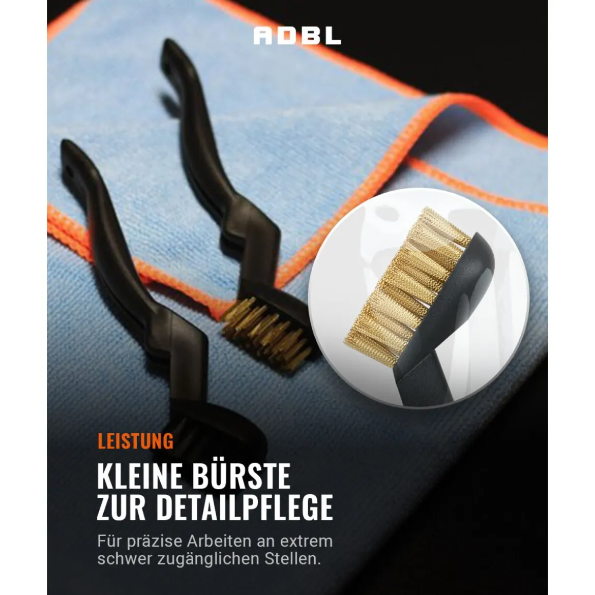ADBL Little Rascal Gold Kupferbürste