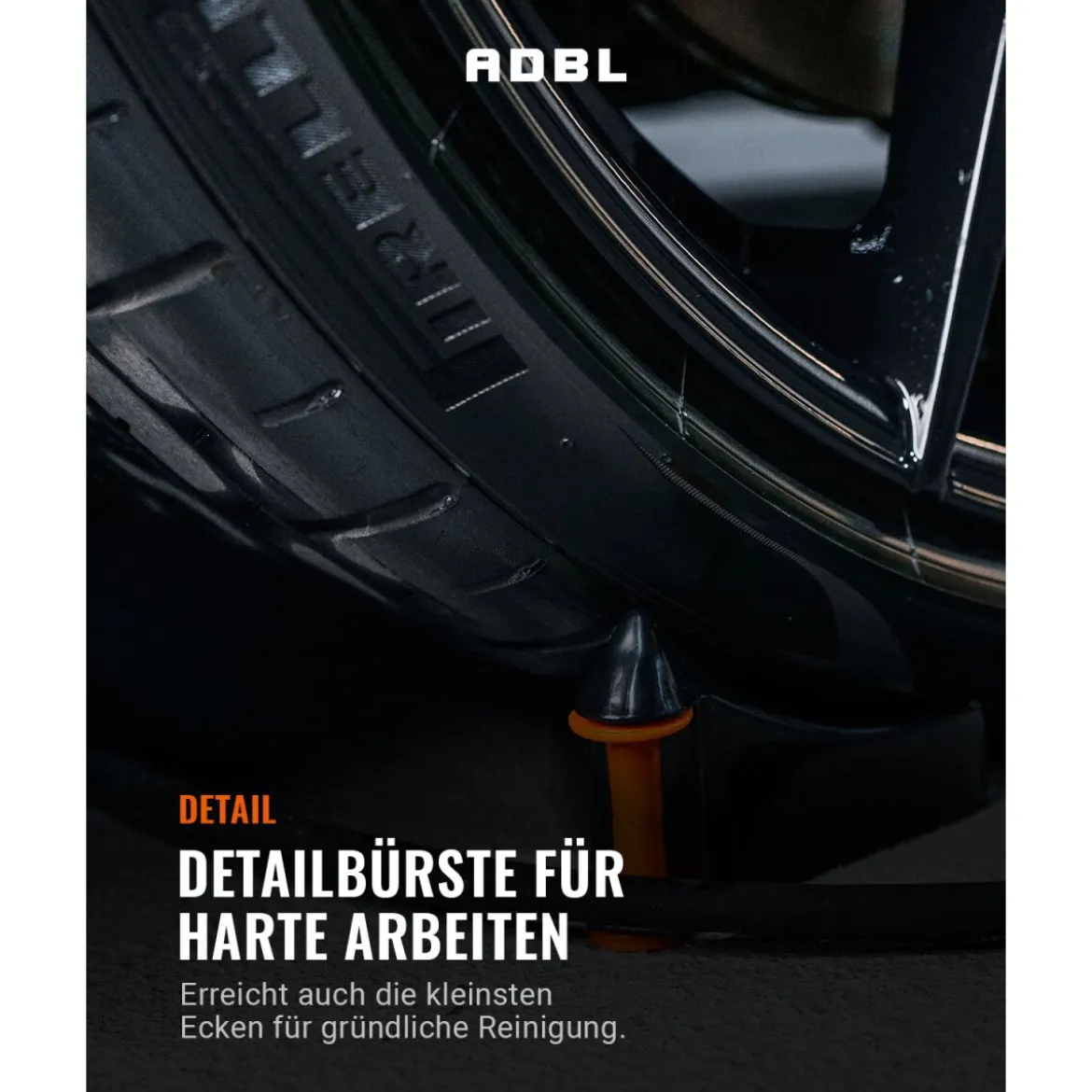 ADBL Little Rascal Gold Kupferbürste