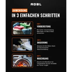 ADBL Micro Wash Storm Waschmittel 500ml