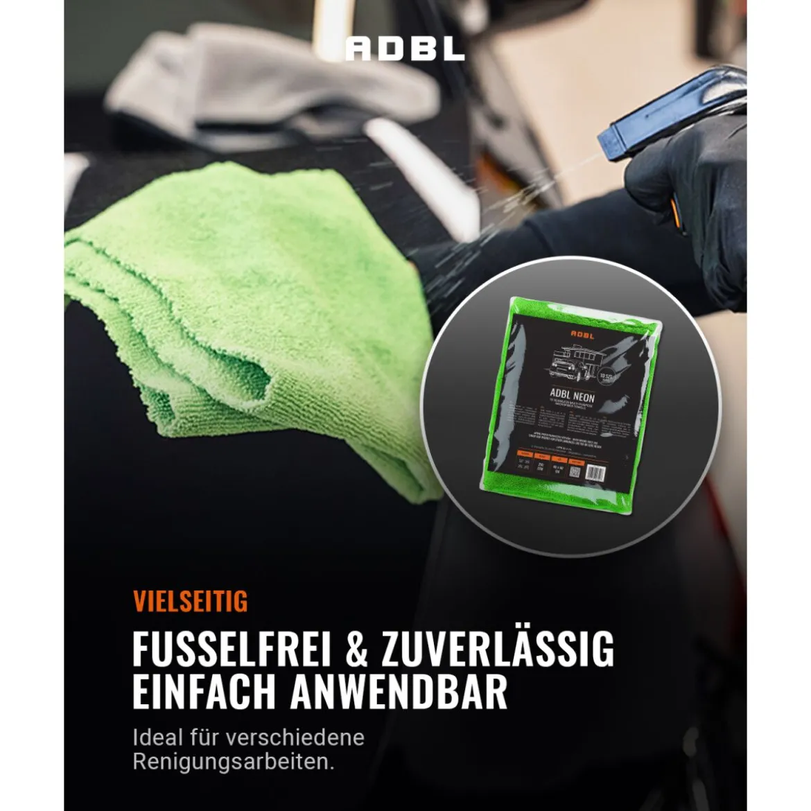 ADBL Neon Mehrzwecktücher 10Stk.