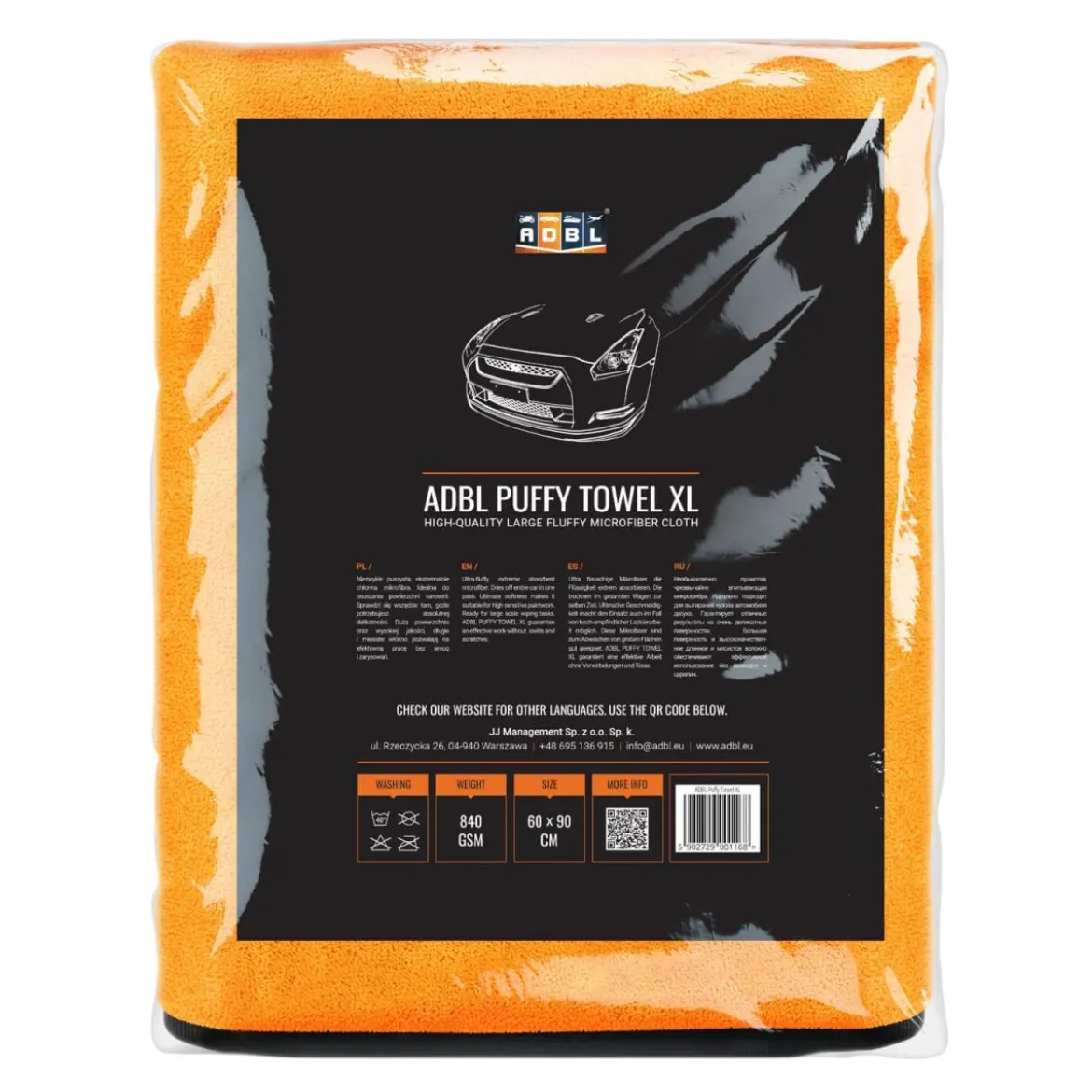 ADBL Puffy Towel XL Trockentuch 840GSM 60×90
