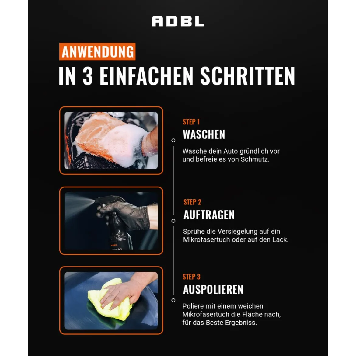 ADBL QD1 Quick Detailer mit Canyon Trigger 500ml