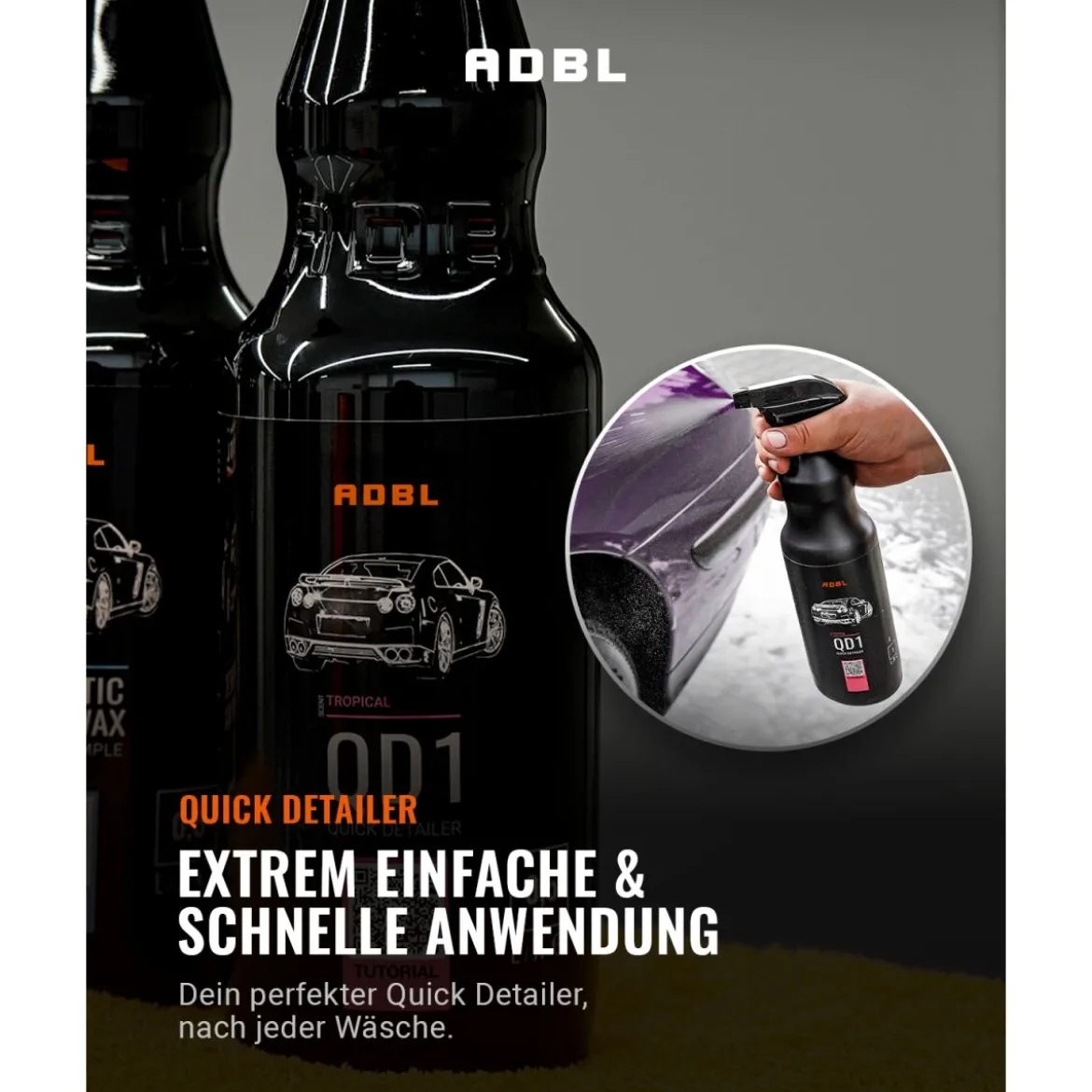 ADBL QD1 Quick Detailer mit Canyon Trigger 500ml