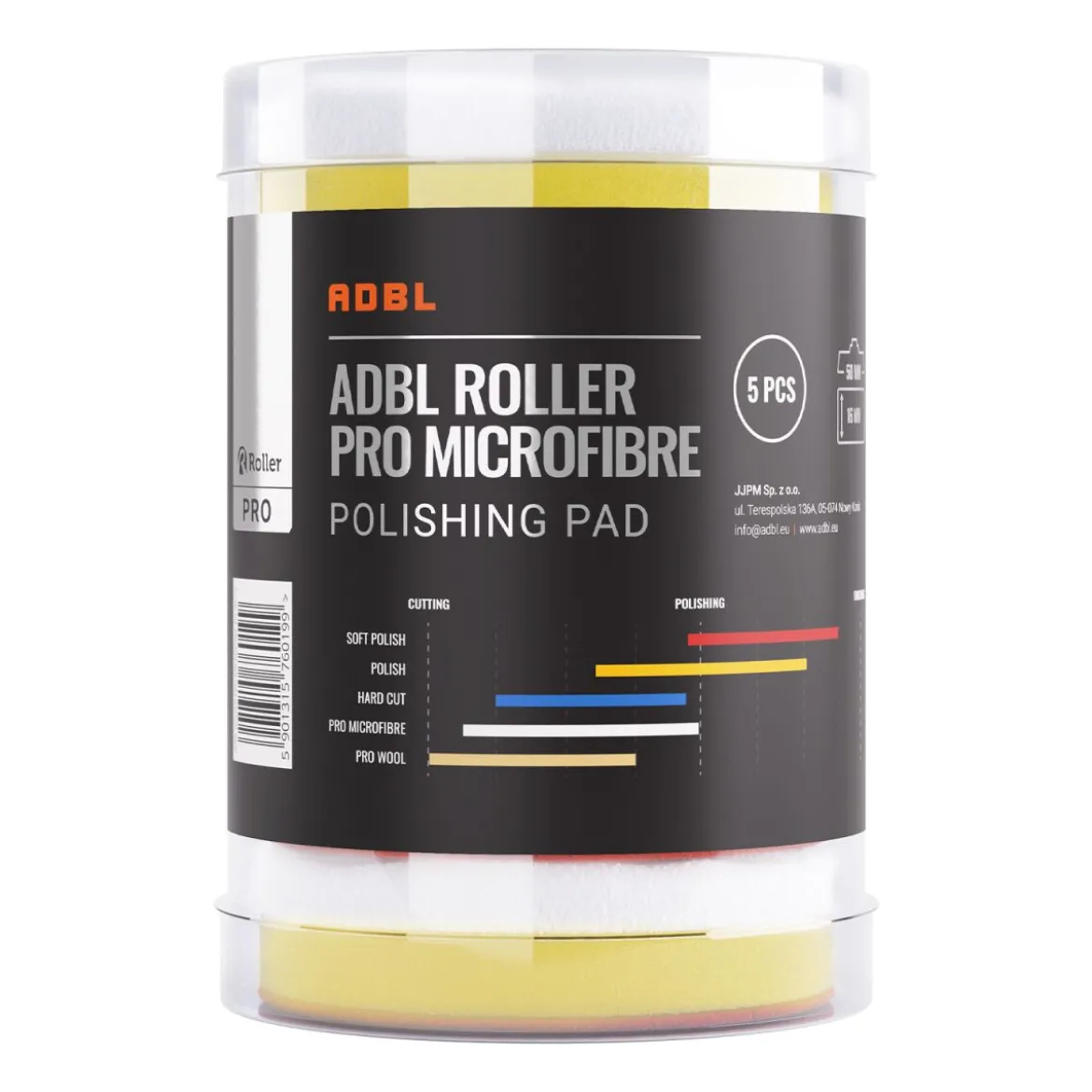 ADBL Roller Pro Microfibre Polierpad 50mm 5Stk.