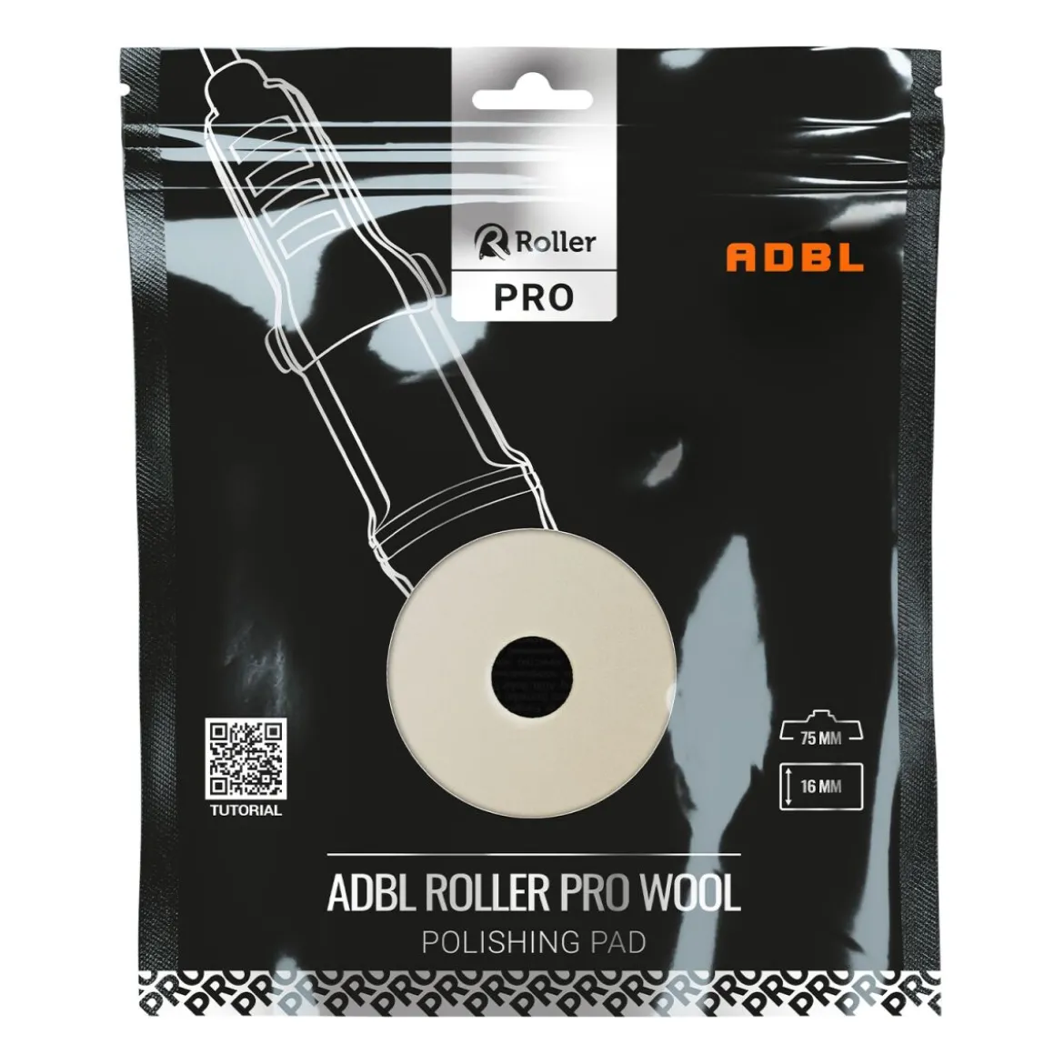 ADBL Roller Pro Wool Pad 75mm