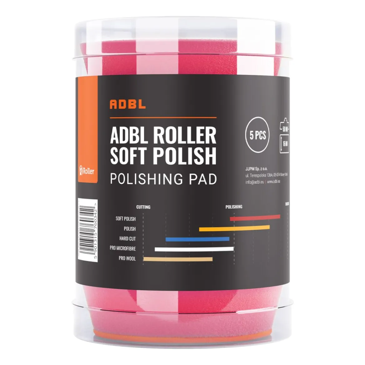 ADBL Roller Soft Polish Polierpad 50mm 5Stk.