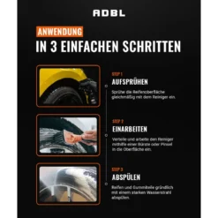 ADBL Tire and Rubber Cleaner Reifenreiniger 5L