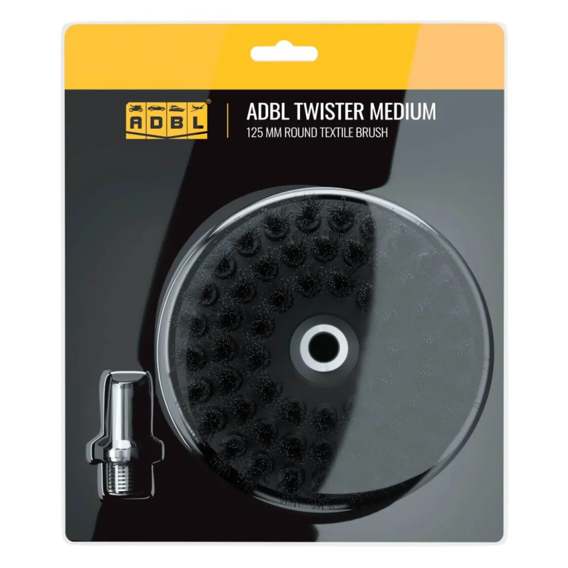 ADBL Twister medium Reinigungsbürsten-Aufsatz 125mm