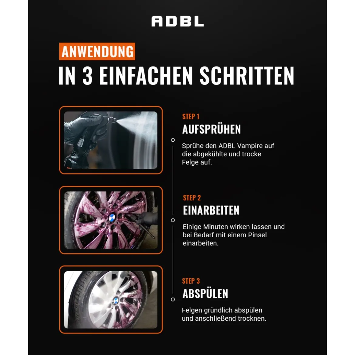 ADBL Vampire Felgenreiniger mit Canyon Trigger 500ml