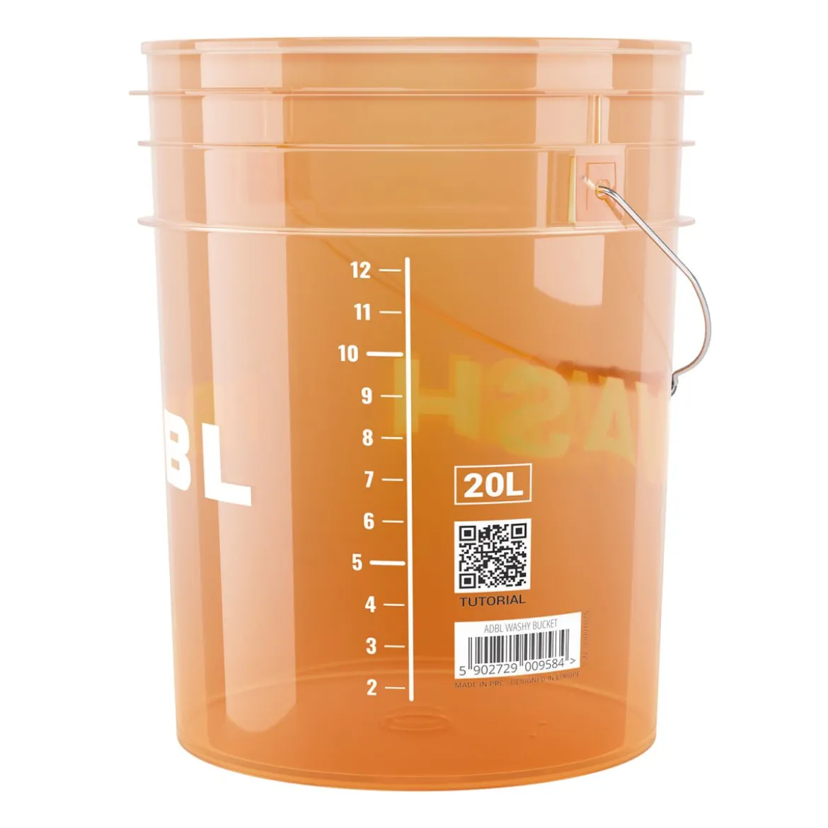 ADBL Washy Bucket Wascheimer Orange 20L