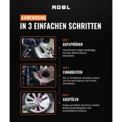 ADBL Wheel Warrior Gel Felgenreiniger mit Canyon Trigger 500ml