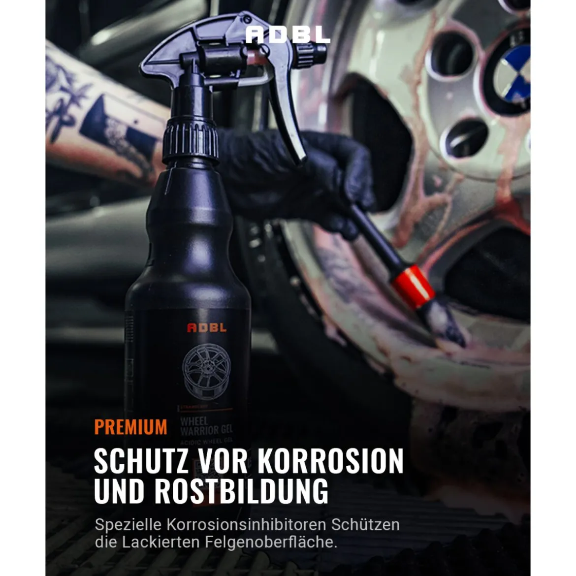 ADBL Wheel Warrior Gel Felgenreiniger mit Canyon Trigger 500ml