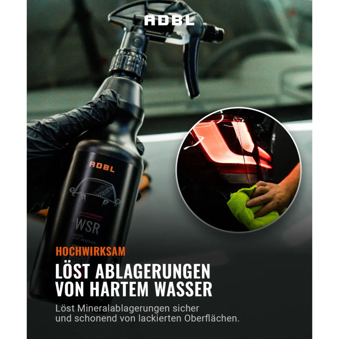 ADBL WSR Water Spot Remover Kalkentferner mit Canyon Trigger 1L