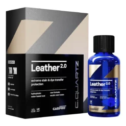 CarPro CQUARTZ Leather 2.0 Lederversiegelung Kit 50ml