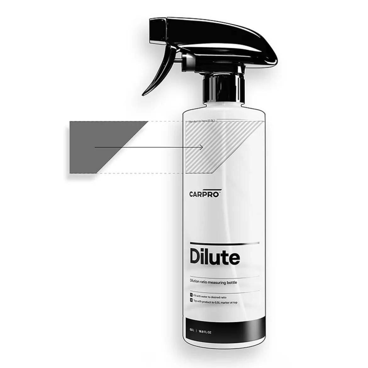 CarPro Find My Dilute Sprühflaschen Aufkleber Set