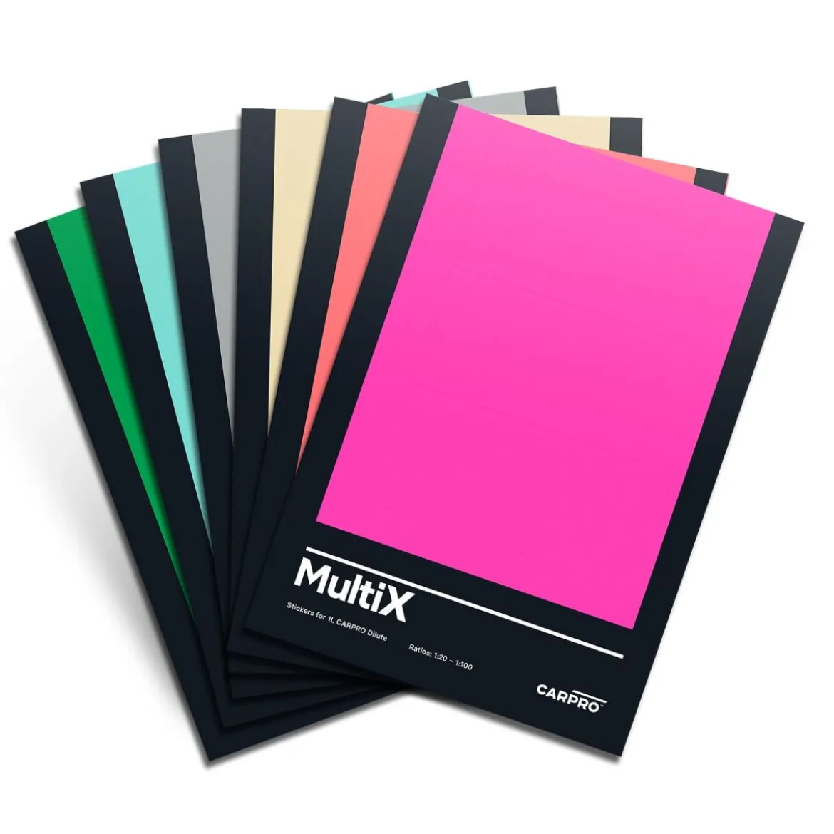 CarPro Find My Dilute Sprühflaschen Aufkleber Set