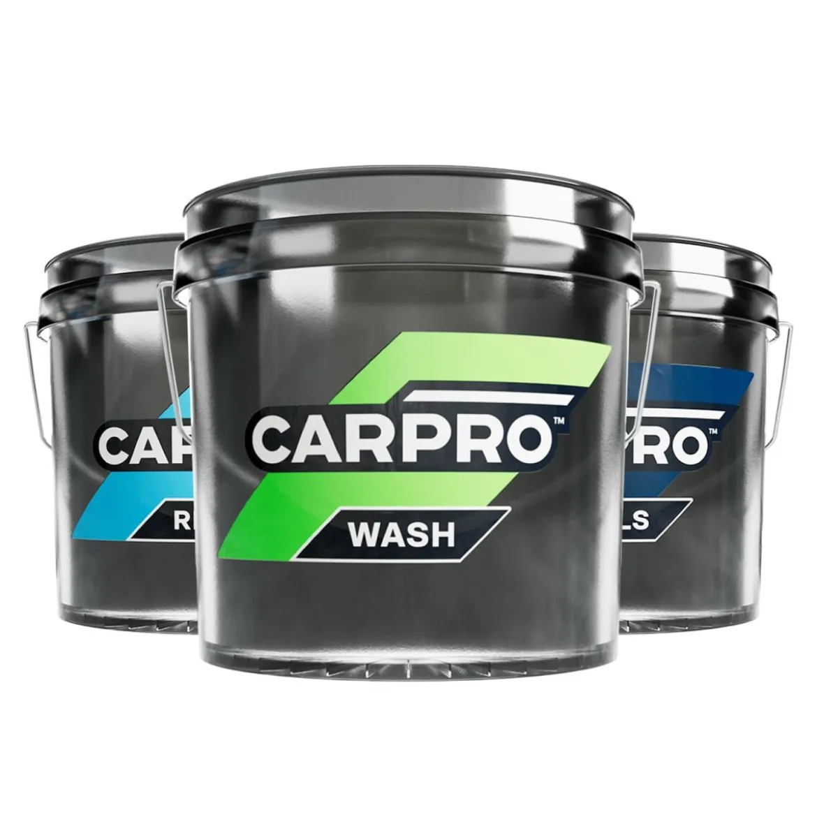 CarPro Motiv-Aufkleber Wheels, blau/transparent, 26,5×13cm