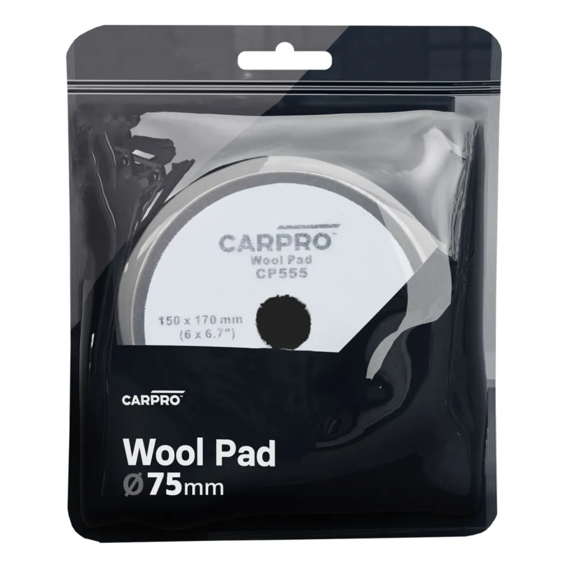 CarPro Naturwolle Polierpad 75mm hart