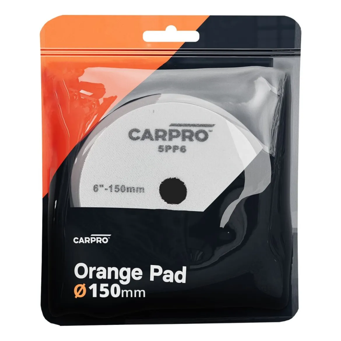 CarPro Orange Polierpad 150mm medium