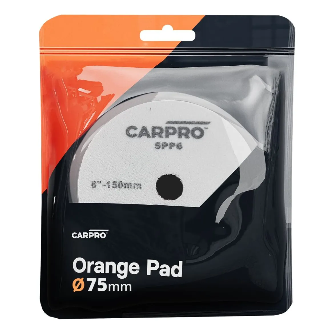 CarPro Orange Polierpad 75mm medium