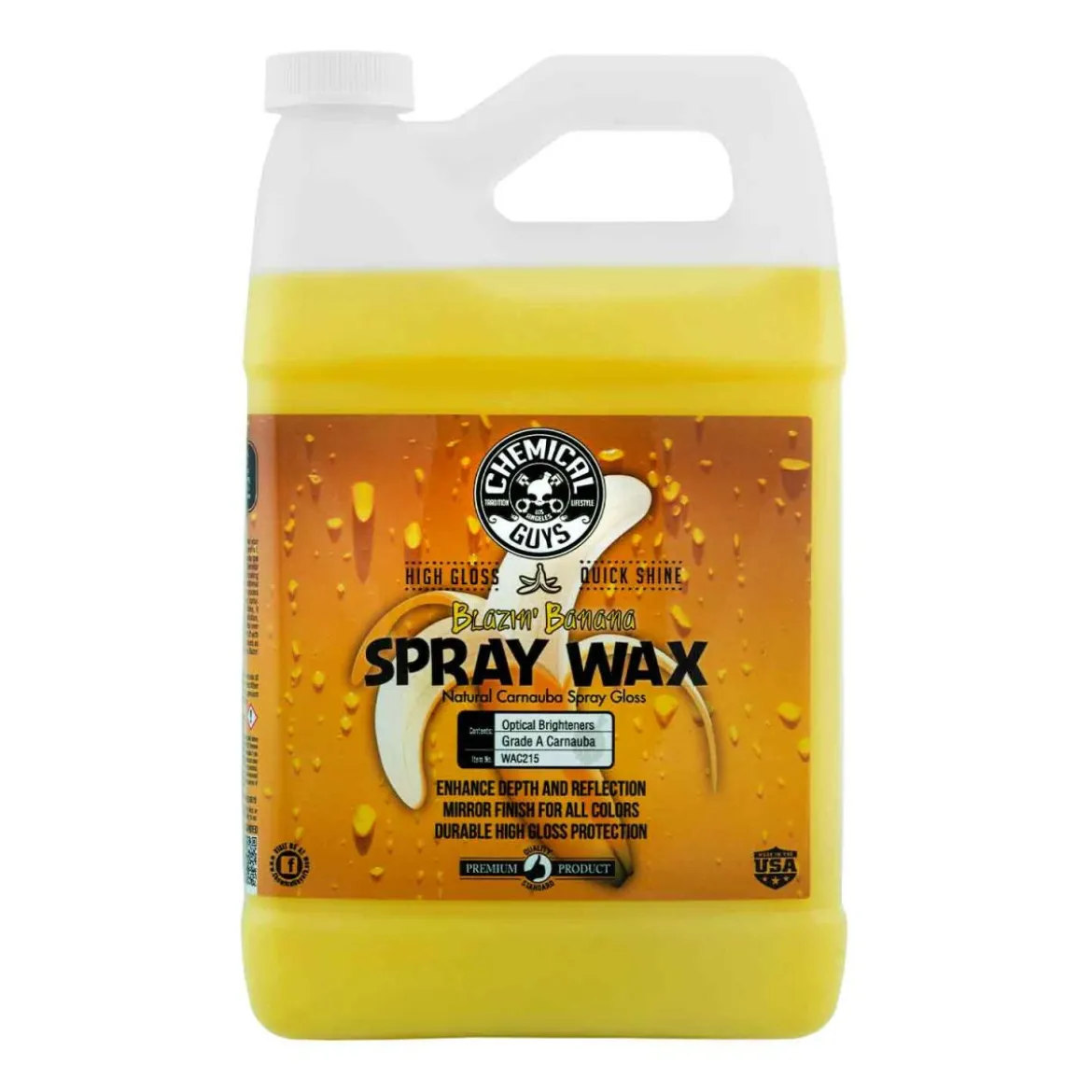 Chemical Guys Blazing Banana Carnauba Spray Wax Sprühwachs 3,79L