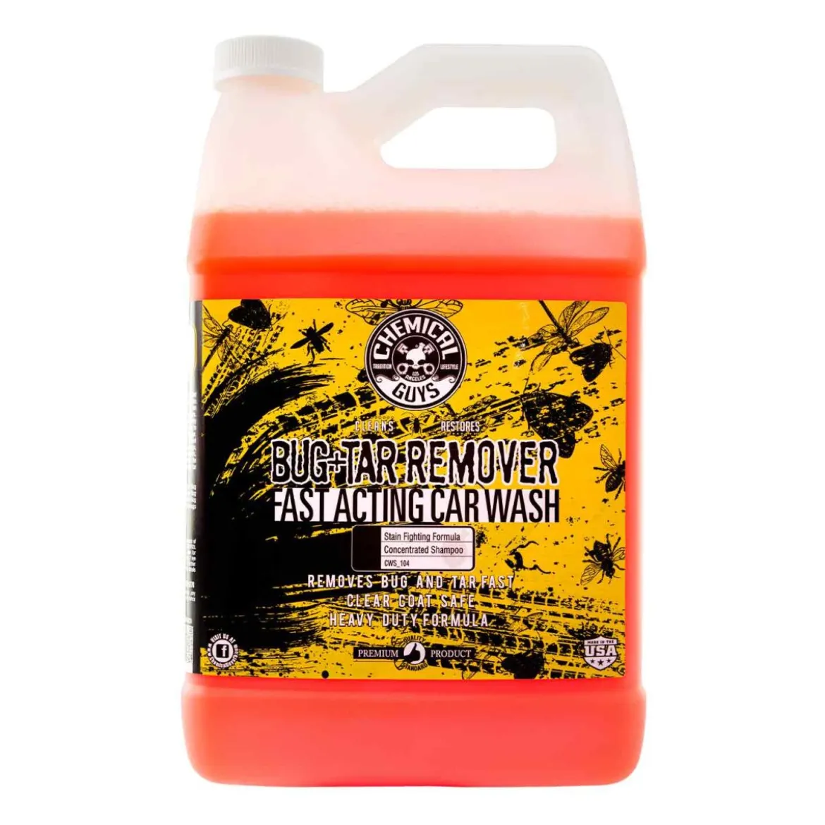 Chemical Guys Bug & Tar Remover Autoshampoo 3,79L