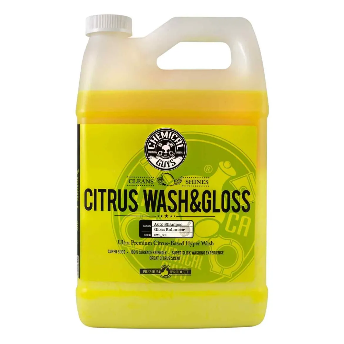 Chemical Guys Citrus Wash & Gloss Autoshampookonzentrat 3,79L