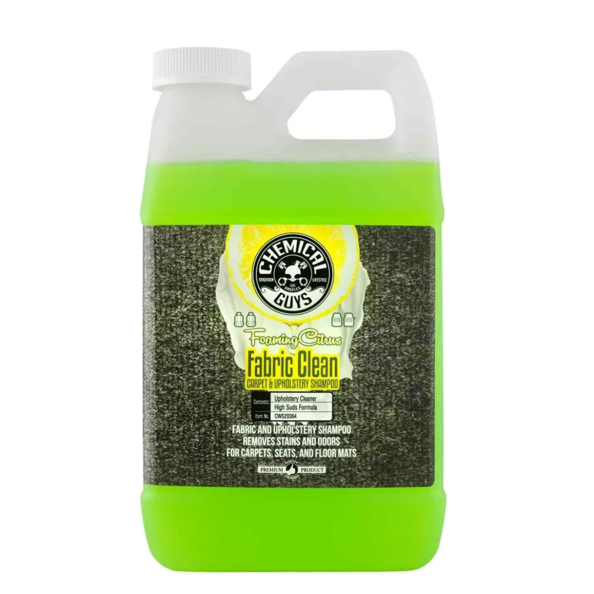 Chemical Guys Foaming Citrus Fabric Clean Teppich- & Polsterreiniger 3,79L