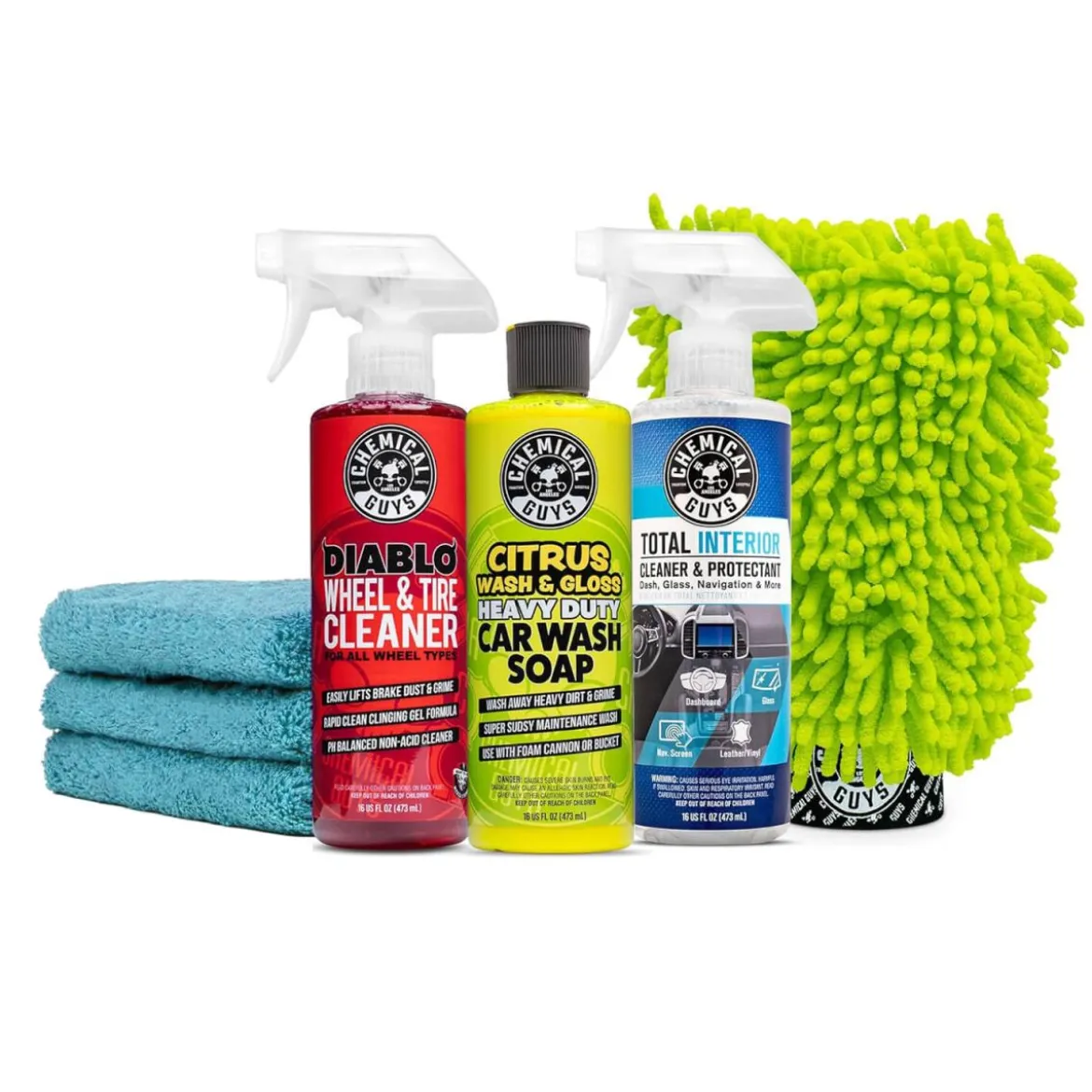 Chemical Guys Starter Kit Clean & Shine (7-teilig)