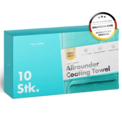 chemicalworkz Allrounder Coating Towel 250GSM Türkis Versiegelungstuch 40×40cm 10Stk.