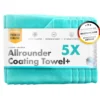 chemicalworkz Allrounder Coating Towel 350GSM Türkis Versiegelungstuch 40×40cm 5Stk.