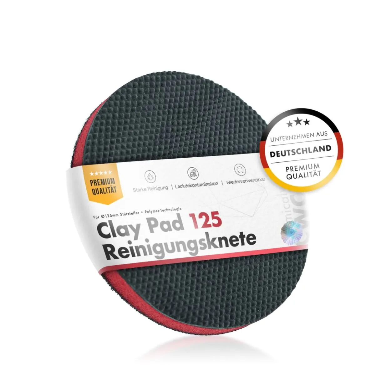chemicalworkz Clay Pad Knet-Polierpad 125mm
