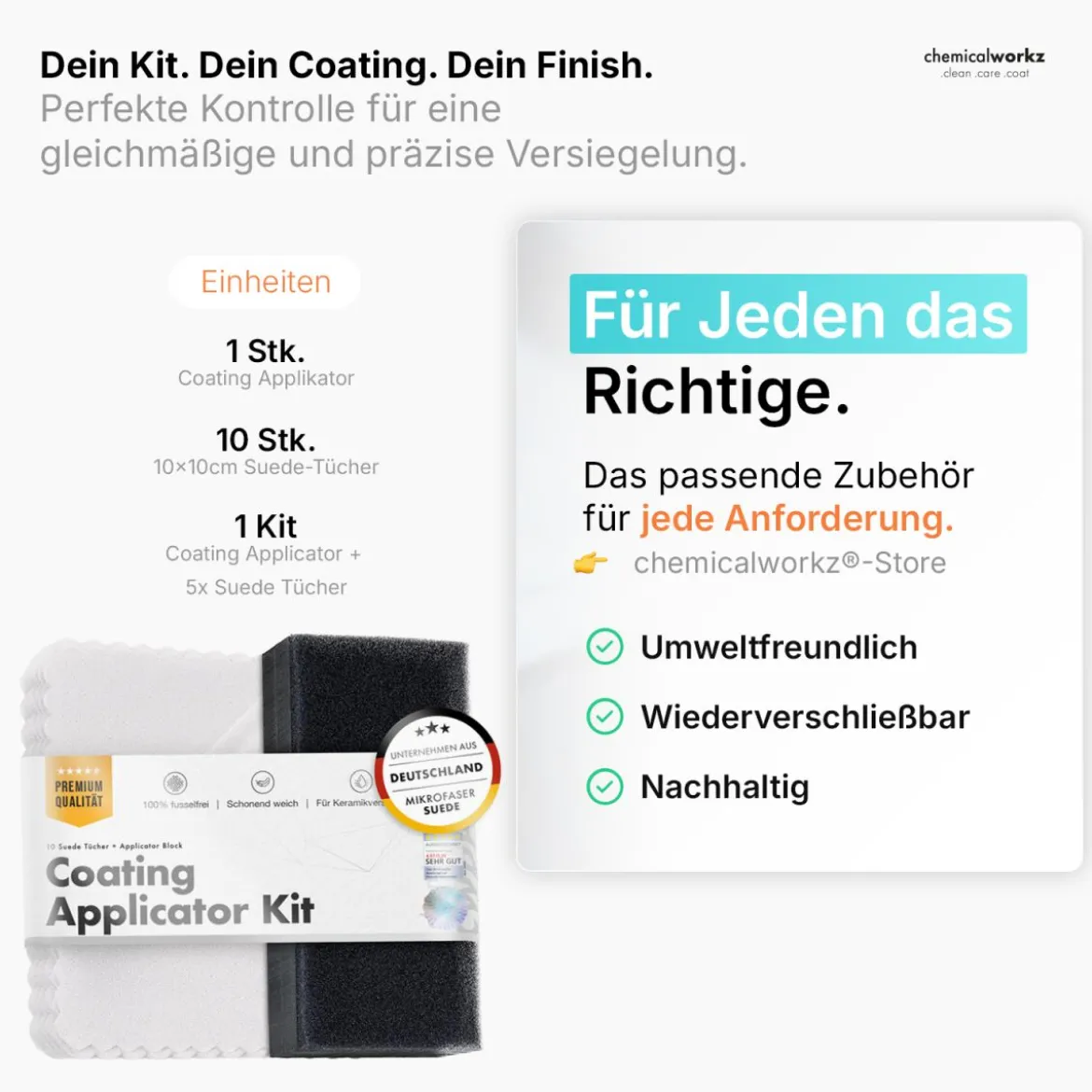 chemicalworkz Coating Applicator Kit