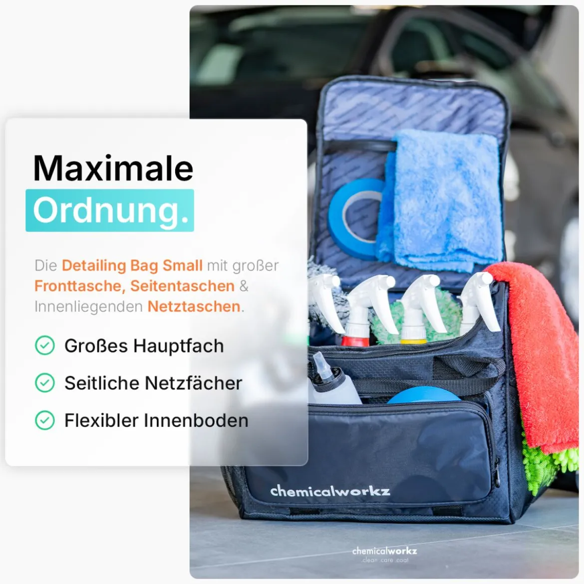 chemicalworkz Detailing Bag Small Aufbewahrungstasche
