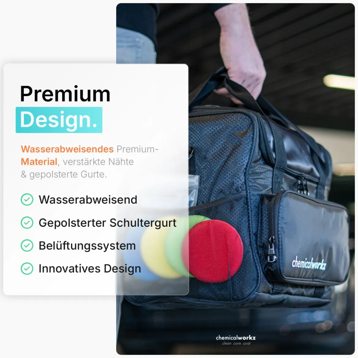 chemicalworkz Detailing Bag Small Aufbewahrungstasche