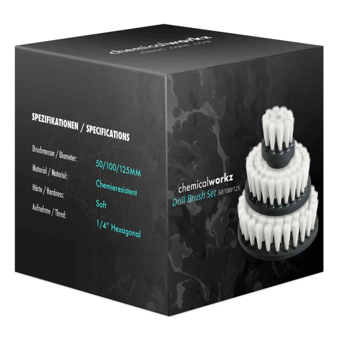 chemicalworkz Drill Brush Set Reinigunsbürsten