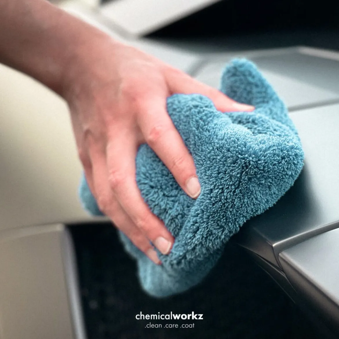 chemicalworkz Edgeless Soft Touch Premium Poliertücher "KNALLBUNT" 500GSM 40×40 5Stk.