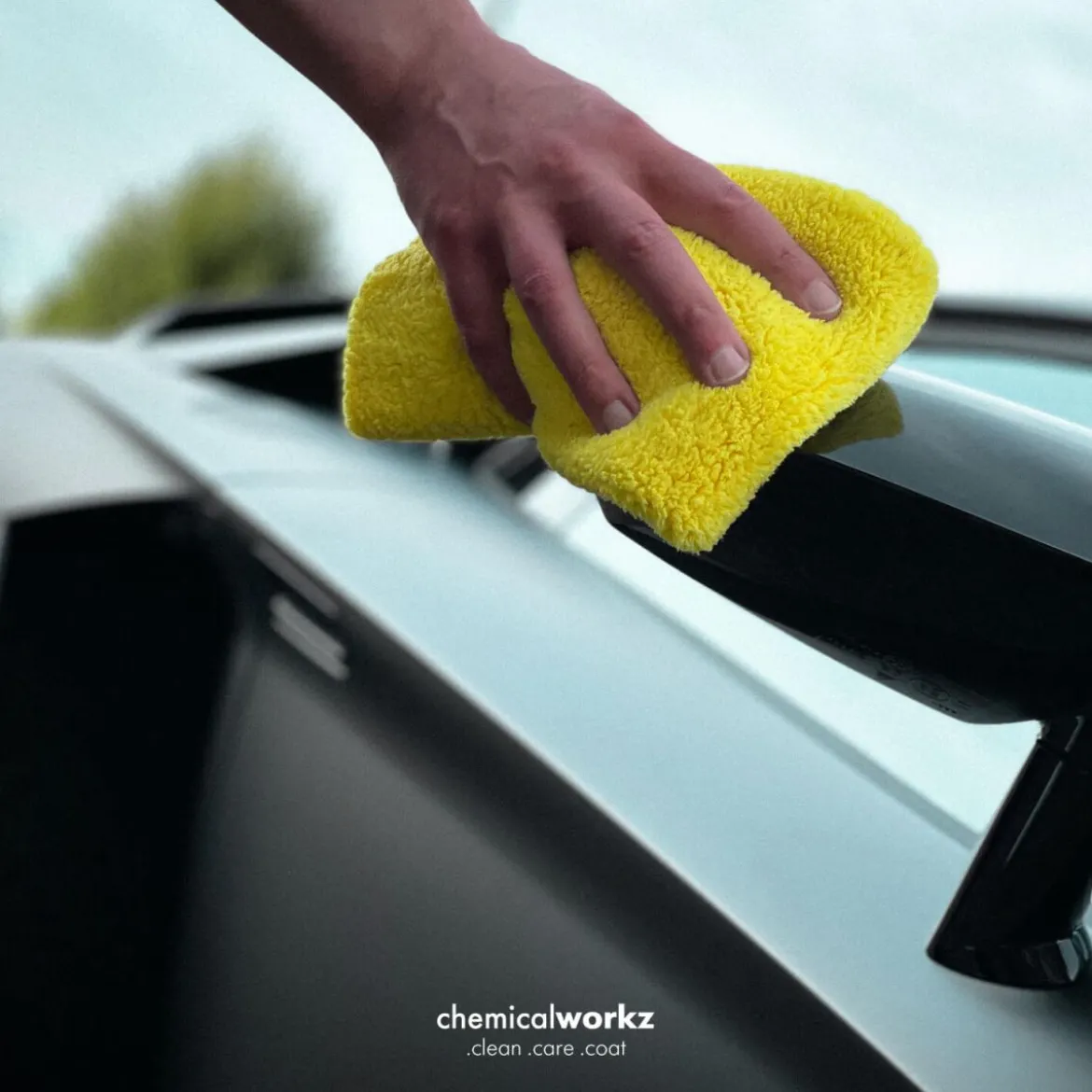chemicalworkz Edgeless Soft Touch Premium Poliertücher "KNALLBUNT" 500GSM 40×40 5Stk.